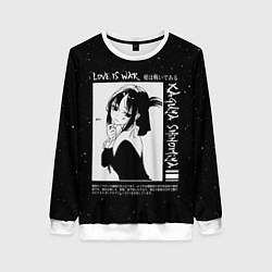 Женский свитшот KAGUYA SHINOMIYA В ЛЮБВИ КАК НА ВОЙНЕ