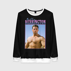 Свитшот женский Billy Herrington Photo, цвет: 3D-белый