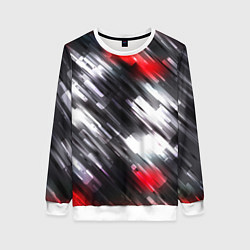 Женский свитшот NEON abstract pattern неоновая абстракция