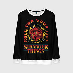 Свитшот женский HFC STRANGER THINGS, цвет: 3D-белый