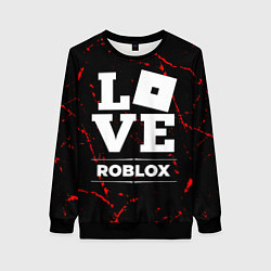 Женский свитшот Roblox Love Классика