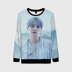 Свитшот женский MIN YOONGI BTS YET TO COME, цвет: 3D-черный