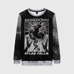 Свитшот женский Atlas Falls - Shinedown, цвет: 3D-меланж