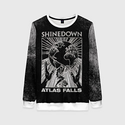 Свитшот женский Atlas Falls - Shinedown, цвет: 3D-белый