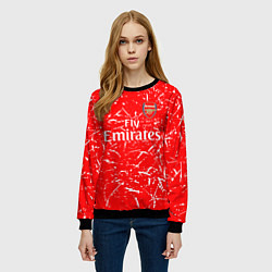 Свитшот женский Arsenal fly emirates sport, цвет: 3D-черный — фото 2