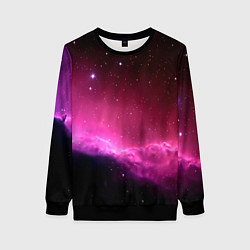 Свитшот женский Night Nebula, цвет: 3D-черный