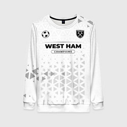 Женский свитшот West Ham Champions Униформа