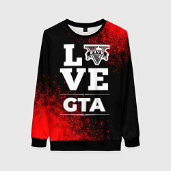 Свитшот женский GTA Love Классика, цвет: 3D-черный