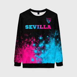 Свитшот женский Sevilla Neon Gradient, цвет: 3D-черный