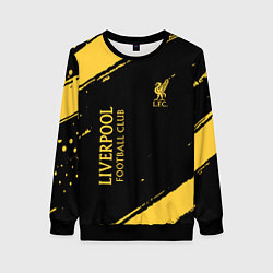 Свитшот женский Liverpool fc ливерпуль фс, цвет: 3D-черный