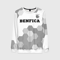 Свитшот женский Benfica Sport на светлом фоне, цвет: 3D-белый