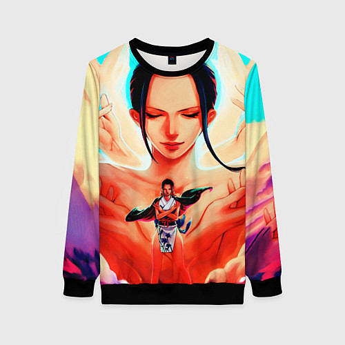 Женский свитшот НИКО РОБИН ВАН ПИС / 3D-Черный – фото 1