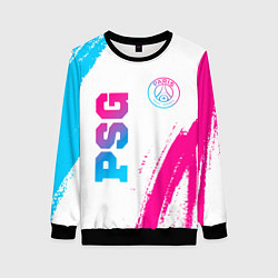 Свитшот женский PSG Neon Gradient, цвет: 3D-черный