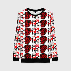 Свитшот женский BESSIE SMITH, цвет: 3D-черный