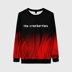 Свитшот женский The Cranberries Red Plasma, цвет: 3D-черный