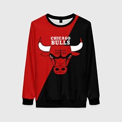 Свитшот женский Chicago Bulls NBA, цвет: 3D-черный