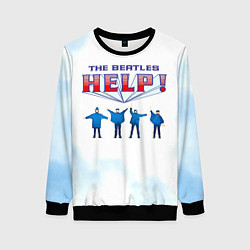 Свитшот женский The Beatles Help!, цвет: 3D-черный