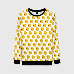 Свитшот женский Ути белый, цвет: 3D-черный