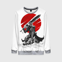 Свитшот женский Гатс Черный мечник, цвет: 3D-меланж