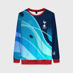 Свитшот женский Tottenham hotspur Абстракция, цвет: 3D-красный