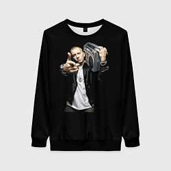 Свитшот женский Eminem rap hip hop, цвет: 3D-черный