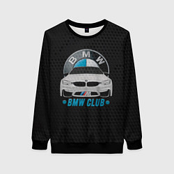 Свитшот женский BMW club carbon, цвет: 3D-черный