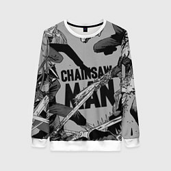 Женский свитшот Chainsaw man comix