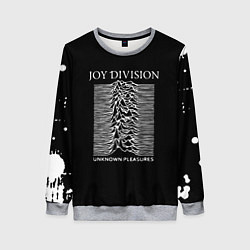 Свитшот женский Joy Division - unknown pleasures, цвет: 3D-меланж