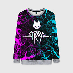 Свитшот женский Stray - neon, цвет: 3D-меланж