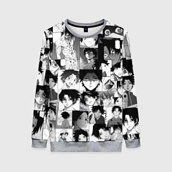 Свитшот женский Урума Сюн, цвет: 3D-меланж