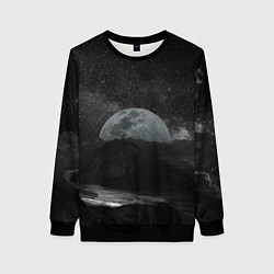 Женский свитшот Огромная Луна
