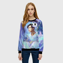 Свитшот женский BTS JK, цвет: 3D-черный — фото 2