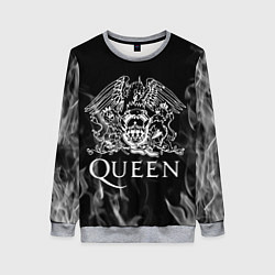 Свитшот женский Queen огонь, цвет: 3D-меланж