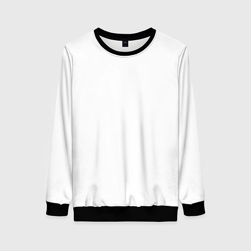 Женский свитшот Хэллоуин: Санта Муэрта / 3D-Черный – фото 1