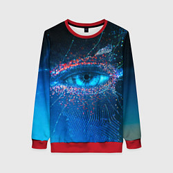 Женский свитшот Цифровой глаз