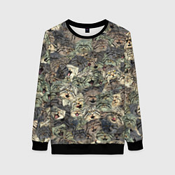 Женский свитшот Мануловый камуфляж