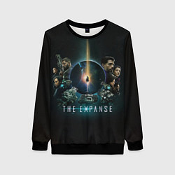 Свитшот женский The Expanse арт, цвет: 3D-черный