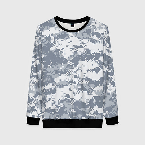 Женский свитшот UCP камуфляж США / 3D-Черный – фото 1