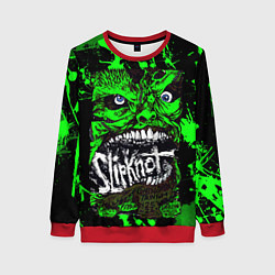 Свитшот женский Slipknot - green monster по, цвет: 3D-красный