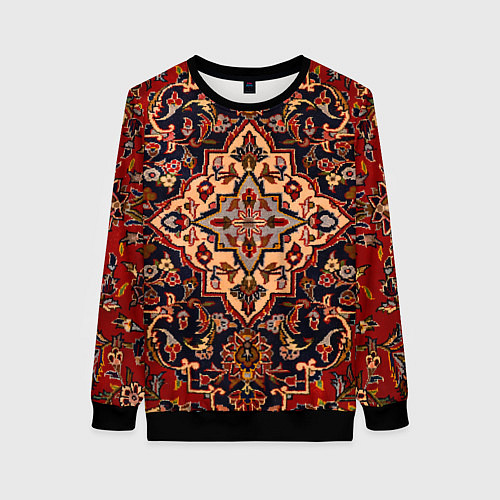 Женский свитшот Советский ковёр / 3D-Черный – фото 1