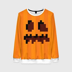 Женский свитшот Тыква - Майнкрафт - Хеллоуин