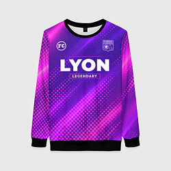 Женский свитшот Lyon legendary sport grunge