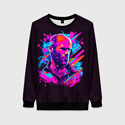 Женский свитшот Jason Statham - pop art