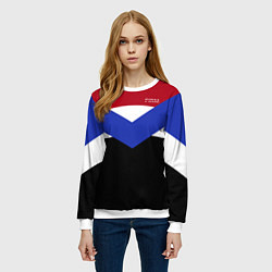 Свитшот женский FIRM как из 90х, цвет: 3D-белый — фото 2