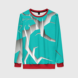 Женский свитшот Трещина в пропасть