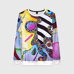 Женский свитшот Василий Кандинский Абстрактная композиция