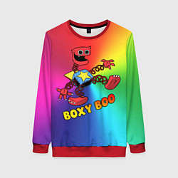 Свитшот женский Project Playtime: Boxy Boo, цвет: 3D-красный