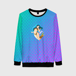 Свитшот женский Lum urusei yatsura, цвет: 3D-черный