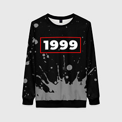 Женский свитшот 1999 - в красной рамке на темном