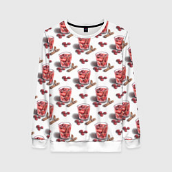 Женский свитшот Глинтвейн с корицей